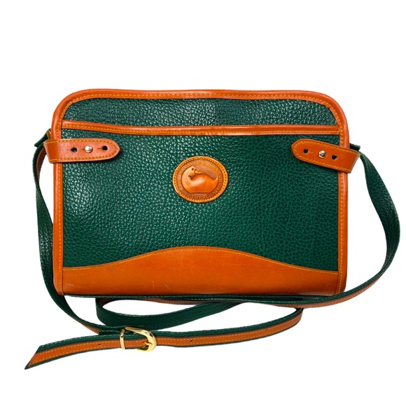 Dooney & Bourke Handbags - Vntg Dooney & Bourke Crossbody 90s Pebbled Leather